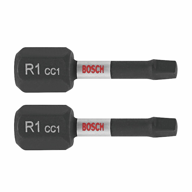 Bosch Steel Impact Driver #1 1-in Square 2-Bit Set - Hex Shank