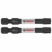 Bosch Impact Drill/Driver 2-in Steel Torx #40 Bit Set - Hex Shank - 2 Pieces