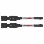 Bosch Impact Drill/Driver 2-in Steel #1 Square Bit Set - Hex Shank - 2 Pieces