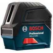 Laser croisé Bosch à nivellement automatique, points d'aplomb