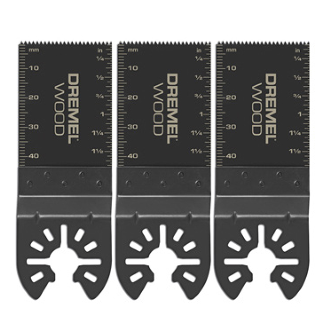 Dremel MM480U Universal Dual Interface Wood Flush Cut Blade 1 1/4-in 3/pk