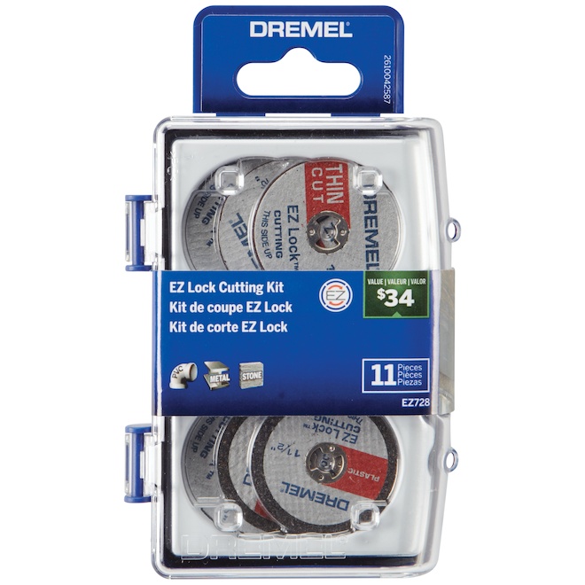 Dremel EZ Lock Cutting Rotary Accessories Micro Kit 11-Piece