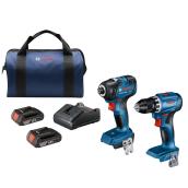 Bosch 18V 2-Tool Combo Kit with Impact Driver, Drill/Driver and (2) 2.0 Ah Batteries