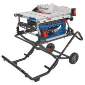 Bosch 15 Amp Jobsite Table Saw with Gravity-Rise Wheeled Stand, 10-in Blade
