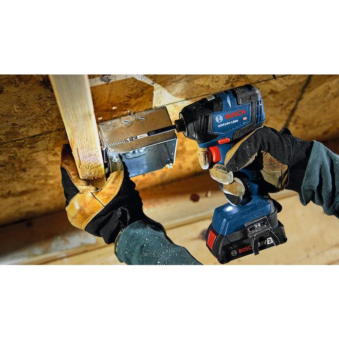 Bosch Brushless Impact Driver Set with 1/4 Hex - 18 Volts - With Battery and Charger