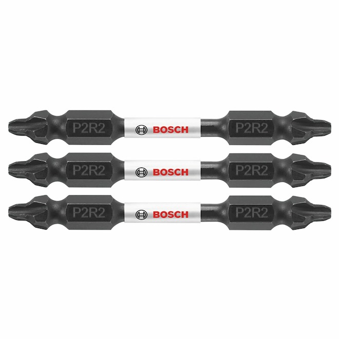 Bosch Impact Tough 3-Pack 2.5-in Hex Double Ended Driver Bits
