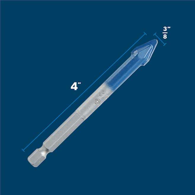 Bosch Porcelain Tile Bit with Carbide Arrow Tip 4 x 3/8-in