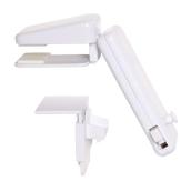 Verrou pour siège de toilette, plastique, blanc