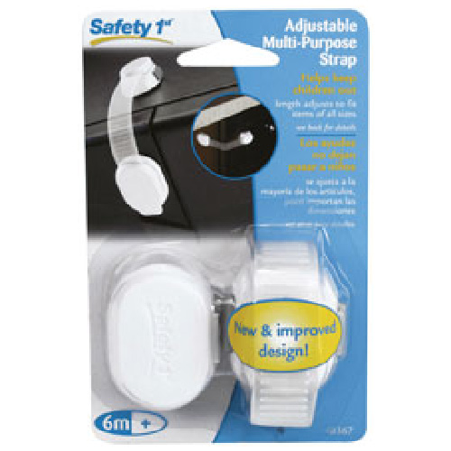 Safety 1st Multi-Purpose Appliance Strap - Plastic - White - Adjustable