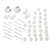 Safety 1st 46-Piece White Plastic Essential Child-Proofing Kit
