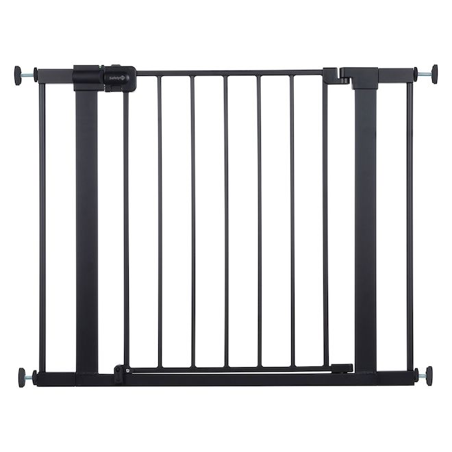 Barrière métallique pour enfants Safety 1st, 29 à 38 po l. x 32 po h., noir