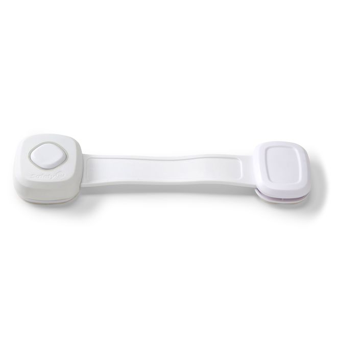 Verrou multi-usage Safety 1st pour enfants avec faux bouton, blanc