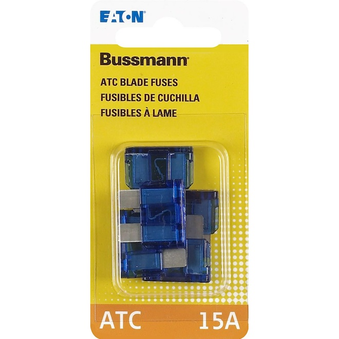 Cooper Bussmann 15-Amp Fast Acting Auto Fuse (5-Pack)