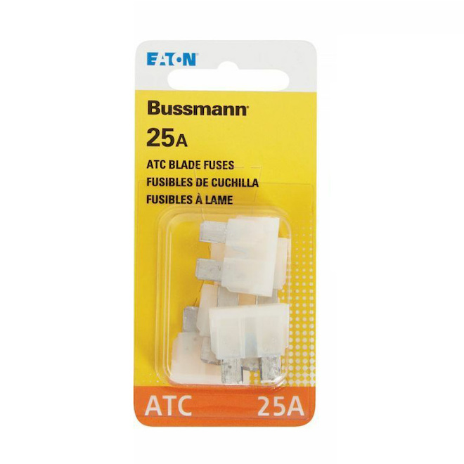 Cooper Bussmann 25-Amp Fast Acting Auto Fuse (5-Pack)