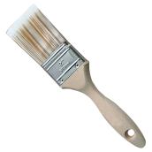 Straight Paint Brush - Nylon-Polyester Blend - Wood Handle - 2-in W