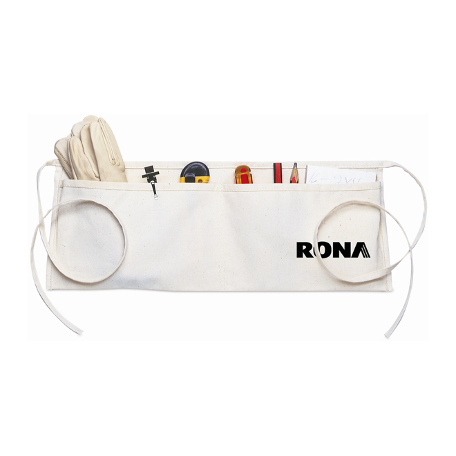 RONA 18-in White Canvas Apron