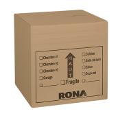 Rona Corrugated Cardboard Moving Boxes - 12 x 12 x 12-in - Pack of 8