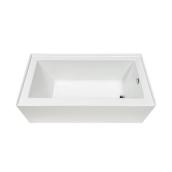 Technoform Plenitude Bathtub with Right-Hand Drain - 31-in x 60-in - Acrylic - White