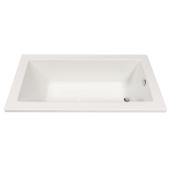 Technoform Plenitude Drop-In Bathtub - 31-in x 60-in - Acrylic - White