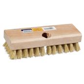 Brosse à récurer rectangulaire avec fibre de tampico