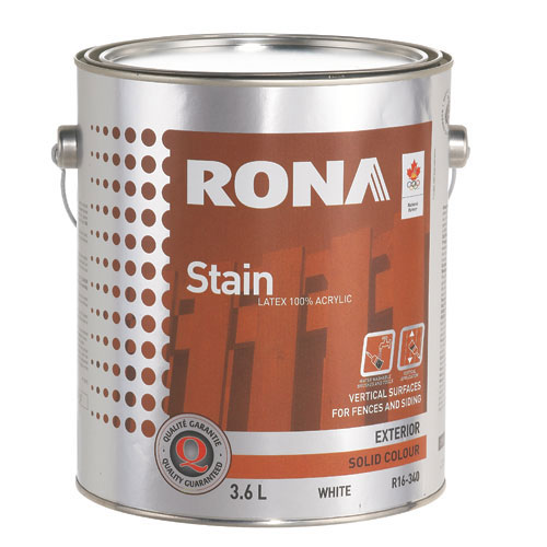 RONA Stain &quot;Solid Finish&quot; Exterior Stain RONA