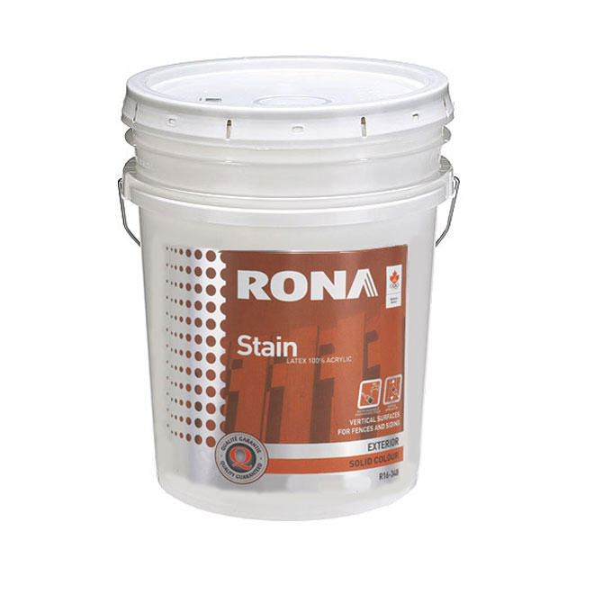 RONA Stain &quot;Solid Finish&quot; Exterior Stain RONA