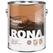 Teinture d'extérieur pour bois Rona, opaque, base blanche, 3,78 l