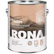 Teinture d'extérieur pour bois Rona, semi-transparent, naturel, 3,7 l