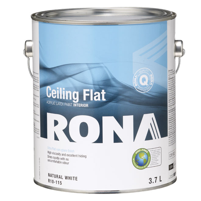 RONA "Flat Finish" interior ceilings paint RONA