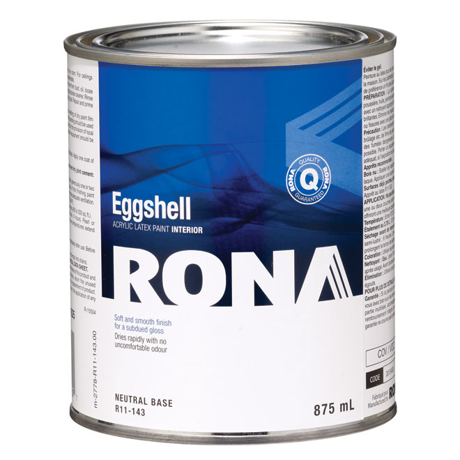 RONA Paint "Velvet Finish" Interior Acrylic Latex RONA