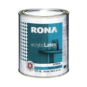 RONA Interior Paint - Acrylic Latex - 927 ml - White - Pearl