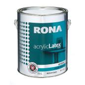 RONA Interior Paint - Acrylic Latex - Medium Tinted Base - Pearl Finish - 3.6-L
