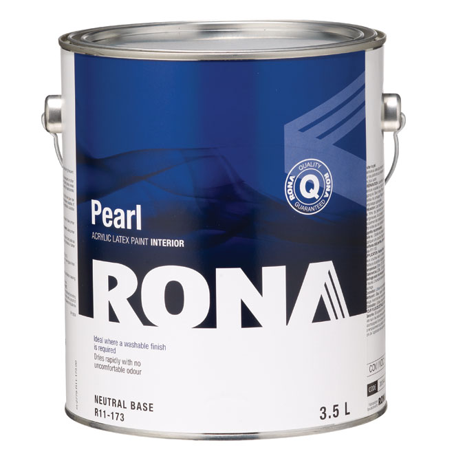 RONA "Pearl Finish" Interior Acrylic Latex RONA
