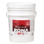 Peinture extérieure, latex, 18,5 l, blanc, semi-lustré