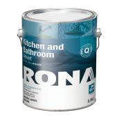 RONA Kitchen and Bathroom Paint - Velvet Finish - 3.78-L - Natural White