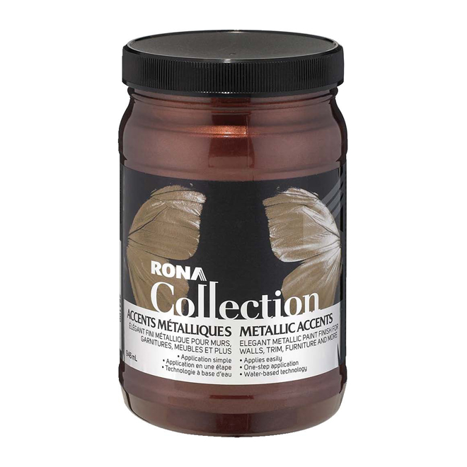 RONA COLLECTION Metallic Paint Black 264100 RONA