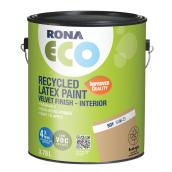 RONA ECO Recycled Interior Paint - Latex - 3.78 L - Velvet Finish - Soy