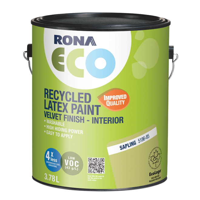 RONA ECO Recycled Interior Paint Sapling 518685L19 RONA