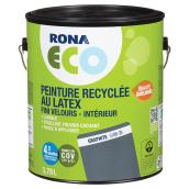 Peinture recyclée au latex, fini velours, Graphite, 3,78 l
