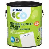 Peinture recyclée au latex, fini velours, Ivoire, 3,78 l