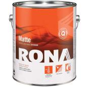 Rona Acrylic Latex Exterior Paint - Matte - Natural White - 3.7 L