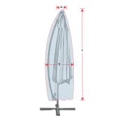 Housse pour parasol de patio, polyester, 20
