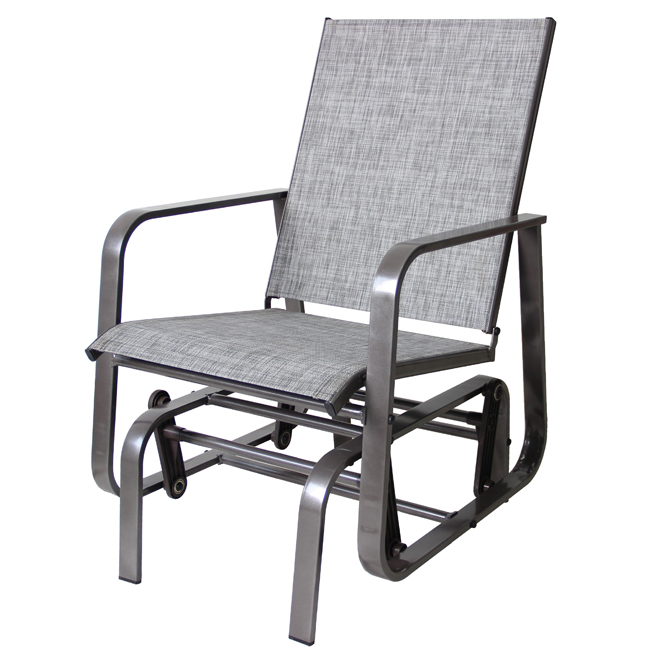 Chaise berçante de patio Manhattan, gris SDNC1263PST  RONA