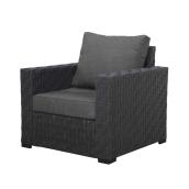 Allen + Roth Dartford 2-Piece Grey Conversation Chairs - 34-in x 33.7-in x 31.5-in