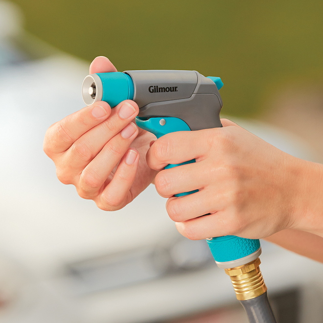 Adjustable Water Spray Gun - Front Control - Aqua