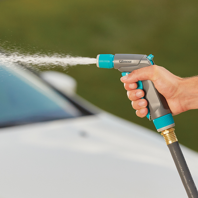 Adjustable Water Spray Gun - Front Control - Aqua