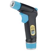 Pistolet d'arrosage réglable, commande à gachette, turquoise