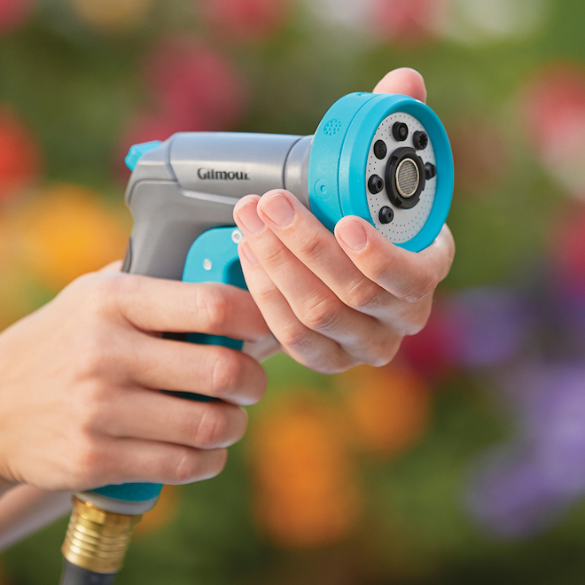 Adjustable Water Spray Gun - Front Control - Aqua