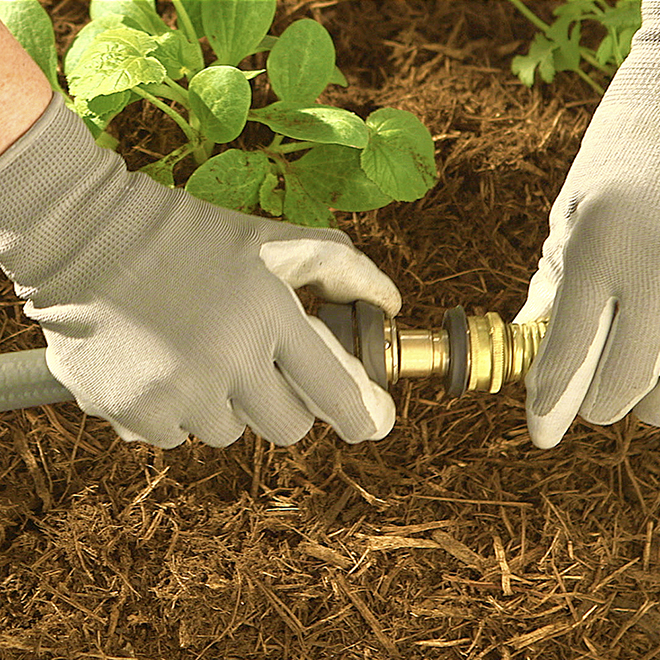 Heavy-Duty Quick Male Connector - Brass