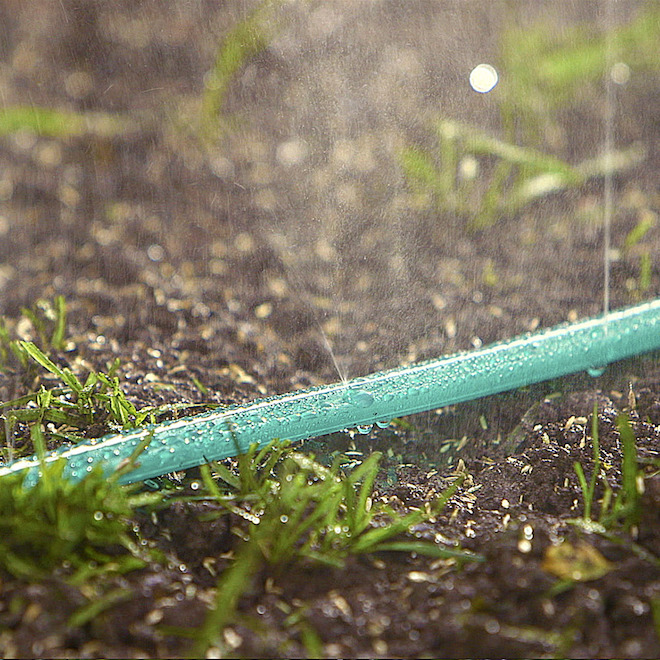 Sprinker Soaker Garden Hose - 5/8'' - 50' - Green